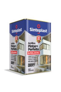 ACRÍLICO PINTAR + PERFEITO - EXTERIOR/INTERIOR - FOSCO/ACETINADO/SEMI BRILHO